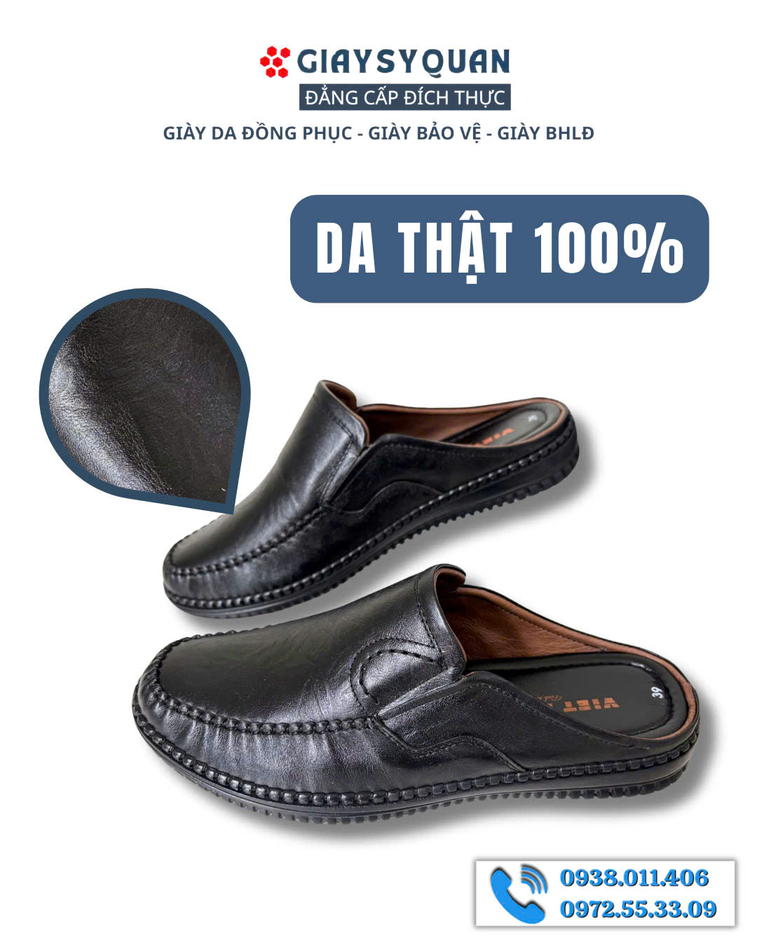 Kiểm tra chất liệu của đôi giày sục